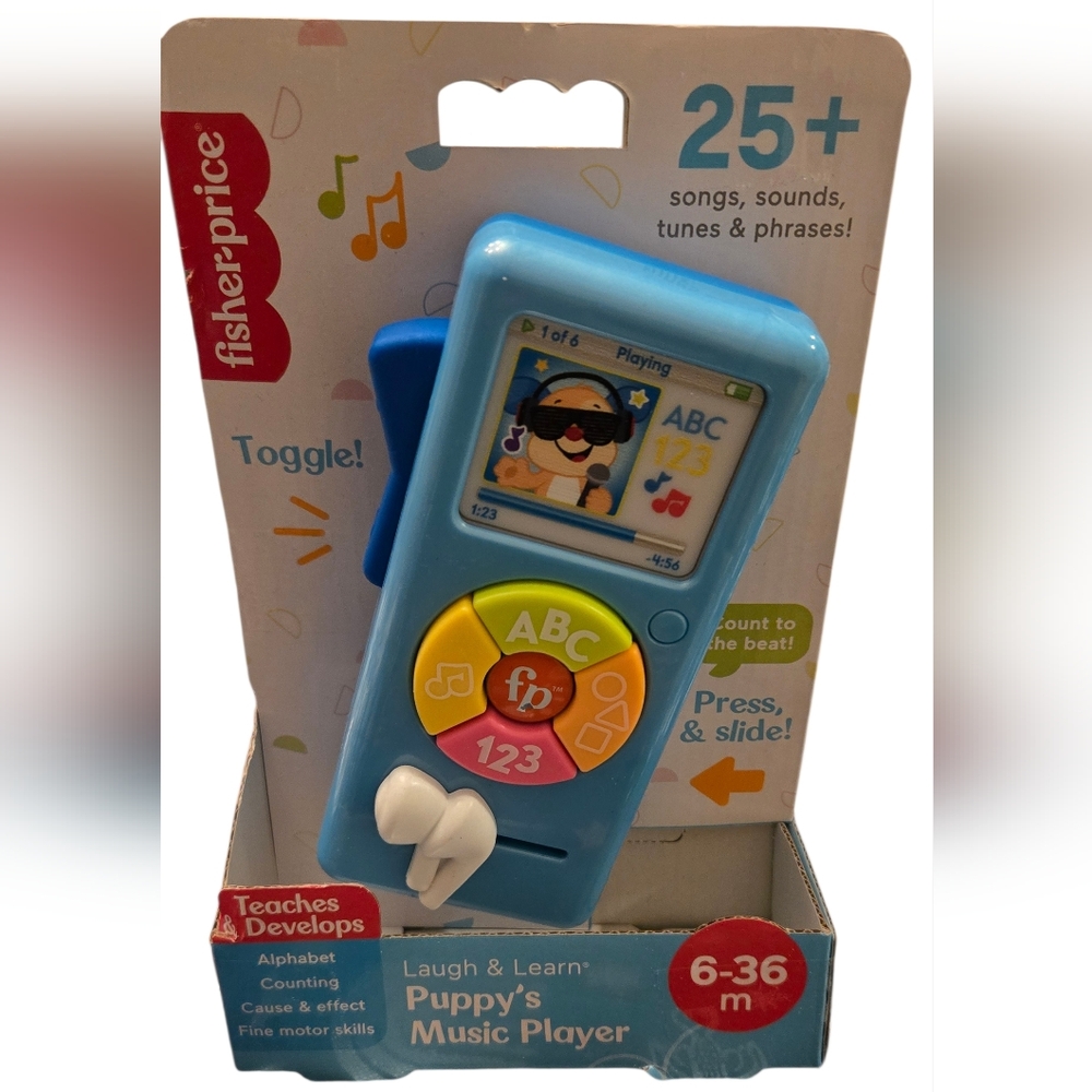 Fisher-Price Laugh & Learn Puppy Music Player - Blue and Multicolor